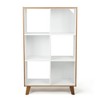 Humble Crew Morgan Mid-Century 6 Cube Kids' Toy Storage Organizer Wood/White - 2 of 4