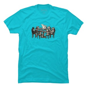 Men's Design By Humans Card Shark By valorandvellum T-Shirt - 1 of 3