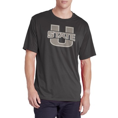 Campus Lab Utah State University Adult Men's Sport Active T-Shirt Primary Logo