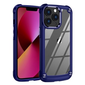 High Quality Clean PC,TPU and Metal Bumper Case For iPhone 13 PRO - 1 of 4