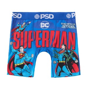 Kids Superman Man of Steel PSD Boxer Briefs - Small (7-8) - 1 of 4