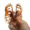 Unique Bargains Women's 3.27" Claw Clip Hair Accessories No Slip Plastic Brown Hair Clip - 4 of 4