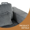 86.6-inch Double Chaise Lounge Sleeper Daybed 35D Full Foam Floor Plush Cloud Sofabed - Leovsnove - 4 of 4