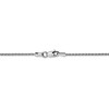 Black Bow Jewelry 1.3mm 14k White Gold Diamond Cut Solid Wheat Chain Necklace - 4 of 4