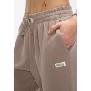 Peloton Women's Waffle Jogger, Taupe Grey - 4 of 4