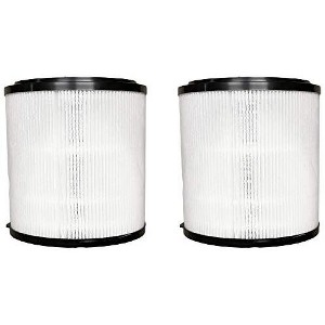 Nispira 5-Speed 4-in-1 True HEPA Filter Replacement for SilverOnyx 16" Air Purifier Model 8541832765 with Ionizer UVC Sanitizer 500 sq ft. 2 Packs - 1 of 3