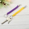 Unique Bargains Spiral Retractable Spring Coil Keychain for Bag Wallet Decorations 2 Pcs - 4 of 4