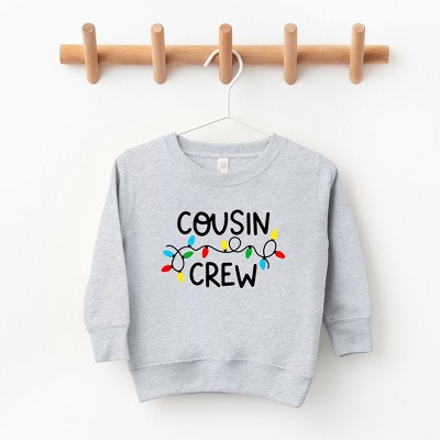 The Juniper Shop Cousin Crew Lights Youth Ultra-Soft Graphic Sweatshirt
