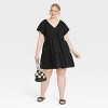Women's Flutter Short Sleeve Woven Mini Skater Dress - Universal Thread™ - 3 of 3