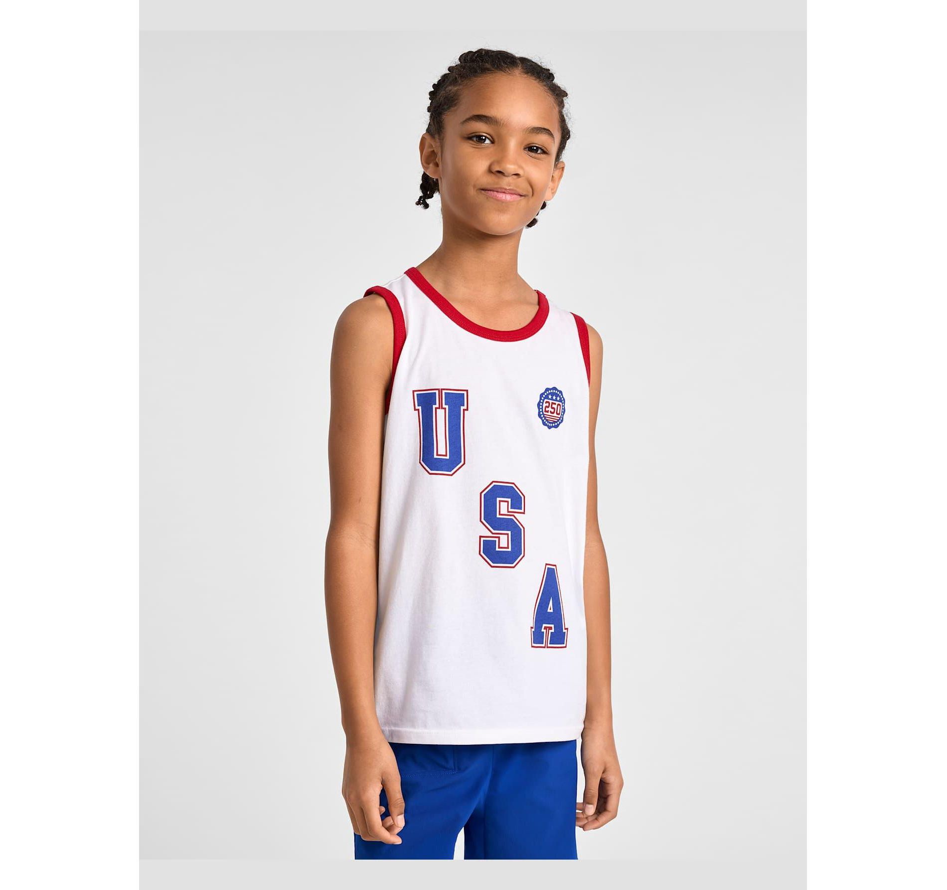 The Children's Place Boys Sleeveless USA Tank Top