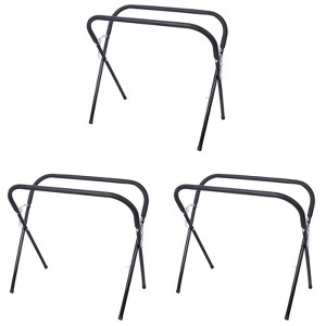 Heavy Duty Work Stand,  for Bumpers, Fenders, Doors & Hoods,Portable Folding Work Stand,750 Lbs ,Adjustable,Padded,for Garages,Repair Shops - 1 of 4