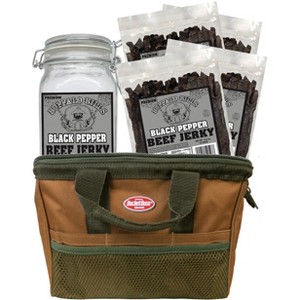 Buffalo Bills 5-Piece Black Pepper Beef Jerky & Glass Jar Gift Tool Bags (4 bags and 1 jar) - 1 of 4