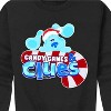 Boys' - Blue's Clues & You! - A Blue Christmas Graphic Long Sleeve Fleece Sweatshirt - 2 of 4