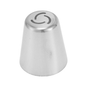 Unique Bargains Piping Tip 304 Stainless Steel Silver Tone 0.98"x1.46"x1.65" 1 Pcs - 1 of 3