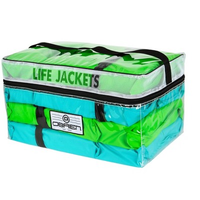 O&#39;Brien Type II Life Vest 4pk - Blue/Green