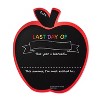 First and Last Day of School Reversible Apple Shaped Sign - Mondo Llama™ - image 2 of 3