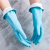 Casabella Premium Waterblock Cleaning Gloves Pink/Blue - 2 Pair (4 Gloves) - 3 of 4