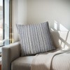 Gracie Mills Erin 20''x20'' Pillow Marsha Pacific Yarn & Loon - One Size - Navy/Cream - 2 of 2
