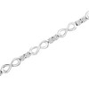 Haus of Brilliance Silver 1/4 cttw Miracle Set Diamond Infinity Link Bracelet - 4 of 4