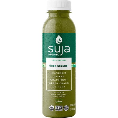 Suja Uber Greens Organic Vegan Fruit & Vegetable Juice Drink 12oz