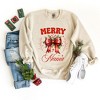 Simply Sage Market Women's Graphic Sweatshirt Coquette Merry Mama Bow - 3 of 4