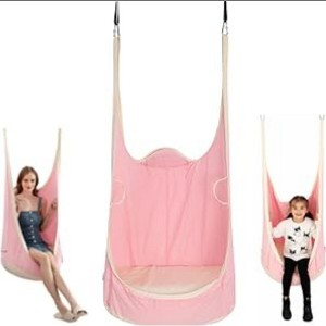Gymojoy Kids Hammcok Chair Child Frog Hanging Pod Swing Seat Portable Decor - 1 of 1