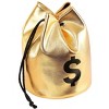 HalloweenCostumes.com  Women  Money Bag Purse Accessory, Black/Brown - 3 of 4