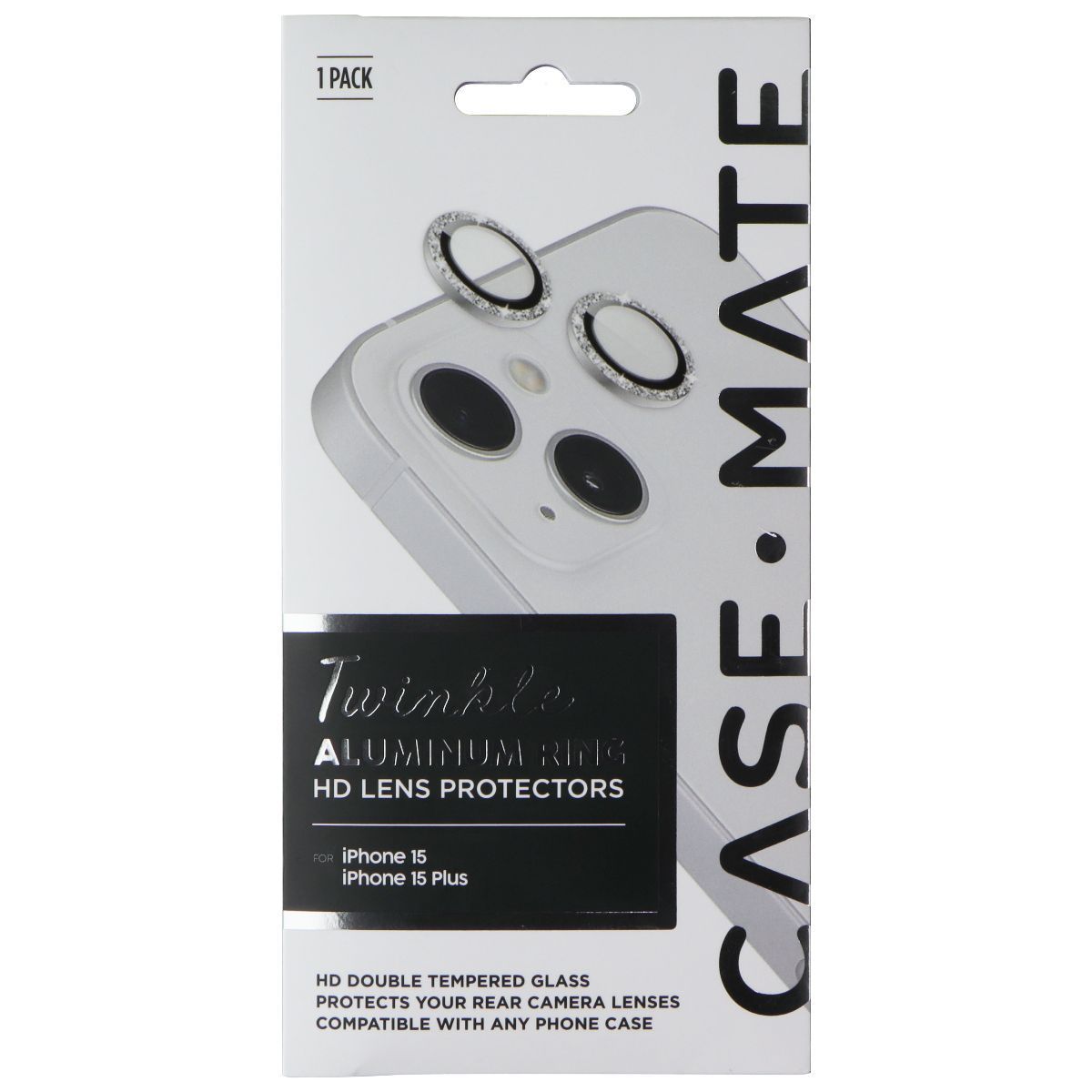 Case-Mate Aluminum Ring HD Lens Protectors for Apple iPhone 15/15 Plus - Twinkle