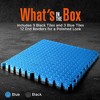 Squatz 6 - Pc Foam Interlocking Exercise Mat - Black & Blue - image 2 of 4