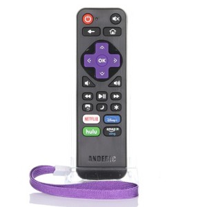 Anderic RRST01.3 Universal Remote Control for Roku Streaming Player and TV with Learning - 1 of 4
