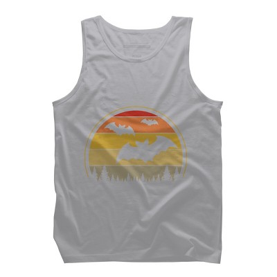 Men's Design By Humans Vintage Retro Vampire Bats Halloween Costume By Chos Tank Top