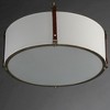 Maxim Lighting Sausalito 4 - Light Flush Mount in  Weathered Zinc/Brown Suede - 4 of 4