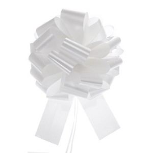 Unique Bargains Glossy Oil Plastic Paper Waterproof Lightweight Gift Wrapping Bow - 1 of 4