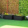 Resenkos Patio Planting Bed, Raised Garden Bed,2-Piece Raised Garden Bed with Legs, Self-Watering Planter Box Raised Bed, - 3 of 4