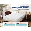 kayamas 3" Double-layer Mattress Topper include 2"  Gel Memory Foam and 1" Pillow Top Mattress Pad Cover with Elastic deep pocket - 4 of 4