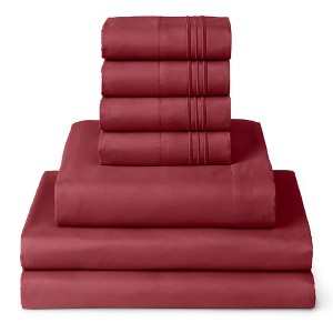 Mellanni 1800 Bed Sheet Set 6 PIECE - 1 of 4