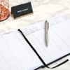 Juvale Visitor Register Sign in Log Book, Black, 9 x 7.3 x 0.75 inches, 80 Sheets - 3 of 4