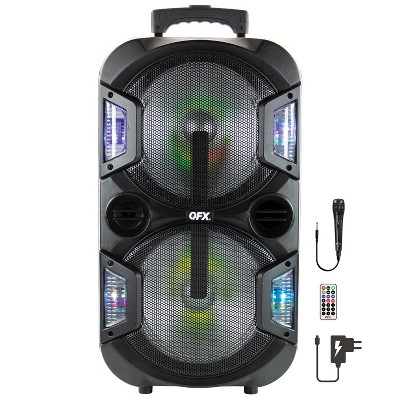 Qfx 2 X 10-inch Portable Party Speaker (pack of 1 Ea) main image 0