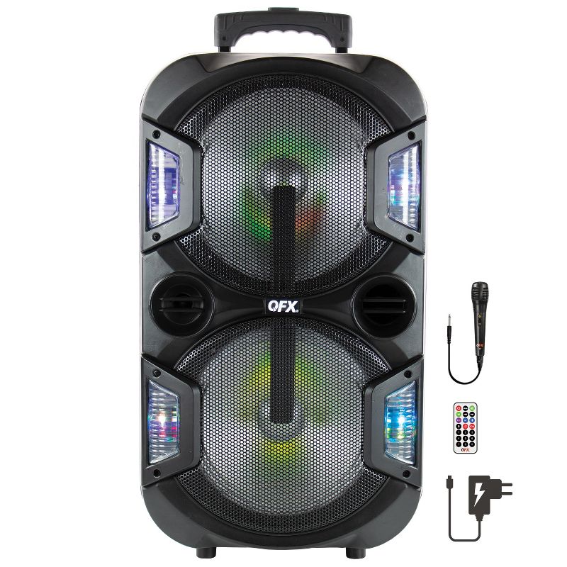 QFX® 2 x 10-Inch Portable Party Sound System, 1 of 5