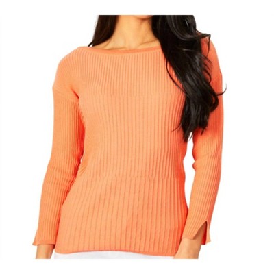 Women's Ribbed Crew Neck Top - Angel Apparel