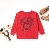 Embroidered Game Day Arched - Youth Graphic Sweatshirt - 2 of 4
