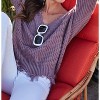 Women's Frayed Sweater - Mainstrip - 4 of 4