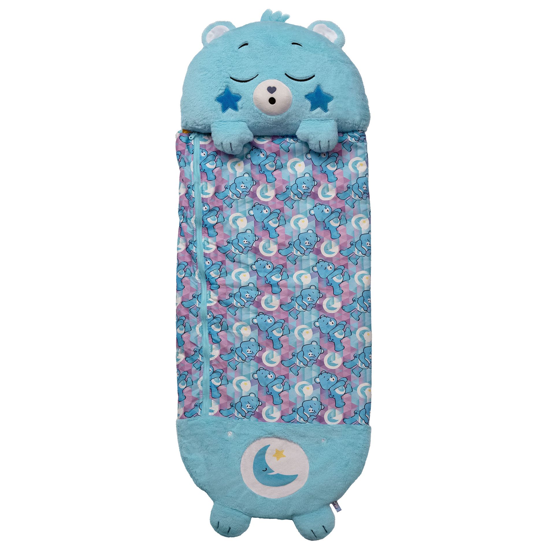 Happy Nappers: Care Bears Sleep Sack Large - Bedtime Bear, Ages 7+