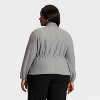 Women's Brushed Cinched Waist Zipped Jacket - A New Day™ - 2 of 3