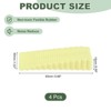 Unique Bargains ABS Anti-Slip Mini Size Wide Applications Door Stop 4 Pcs - 2 of 4