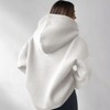 Coolmee Women's Hoodies Oversized V Neck Sweatshirts Long Sleeve Pullover Casual Fall Teen Girls Preppy Clothes - 2 of 4