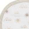 Sweet Jojo Designs Boy or Girl Gender Neutral Unisex Baby Tummy Time Playmat Desert Sun Beige Taupe and Gold - 3 of 4