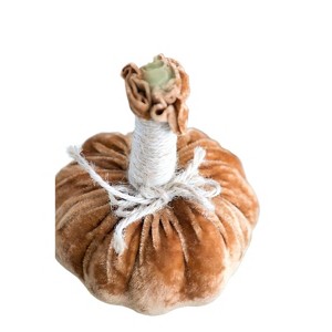 Gulches Series Multicolored Shatterproof Grid Pumpkin Harvest Festival Ornament - 1 of 4