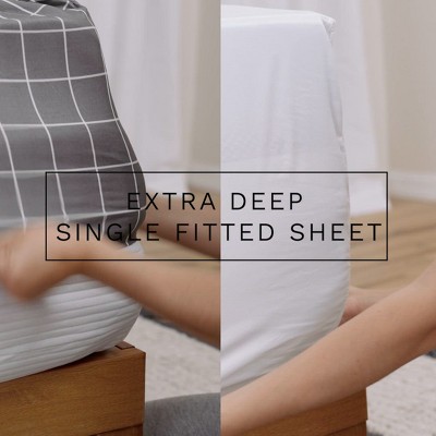 Navy Blue Twin XL Deep Pocket Microfiber Sheet Set