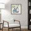 Amanti Art Pretty Vases with Green Fronds by Albena Hristova Canvas Wall Art Print Framed 16 x 16-in. - 4 of 4